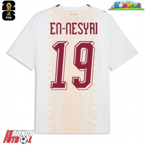 Marruecos Youssef En-Nesyri #19 Segunda Equipación Mundial 2026 Manga Corta